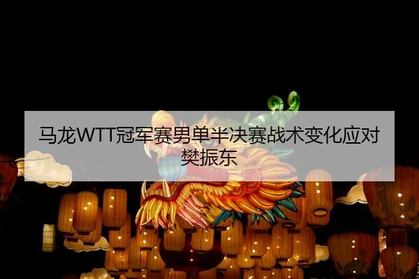 马龙WTT冠军赛男单半决赛战术变化应对樊振东